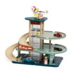 CLASSIC WORLD Wielopoziomowy Parking Auta Helikopter Dystybutor Myjnia + Akc. - 001
