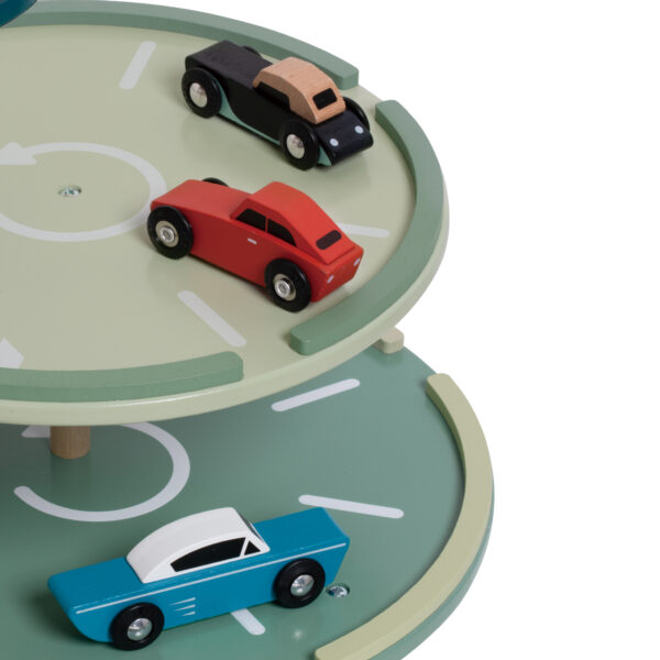 CLASSIC WORLD Wielopoziomowy Parking Auta Helikopter Dystybutor Myjnia + Akc. - 015