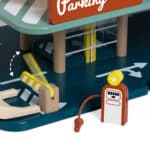 CLASSIC WORLD Wielopoziomowy Parking Auta Helikopter Dystybutor Myjnia + Akc. - 016