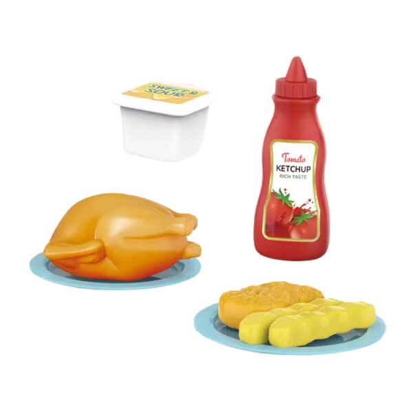 Różowa Kuchenka Mikrofalowa z Kurczakiem - 003