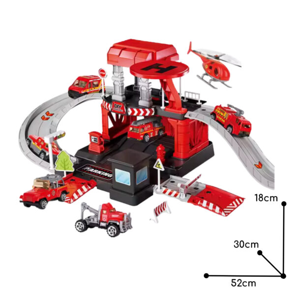 WOOPIE Garaż Parking Straż Pożarna 43 el. - 005