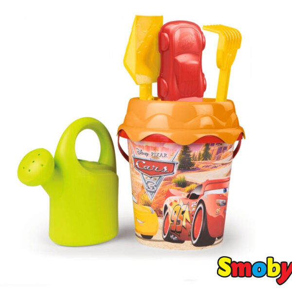 Smoby Wiaderko z akcesoriami Cars Auta 16 cm