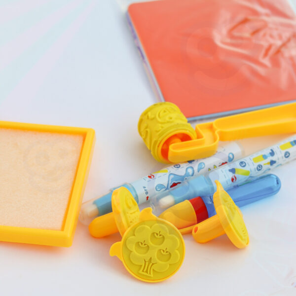 WOOPIE Magiczna Mata Wodna do Malowania XXL Pieczątki Cyferki 100x80 cm - 004