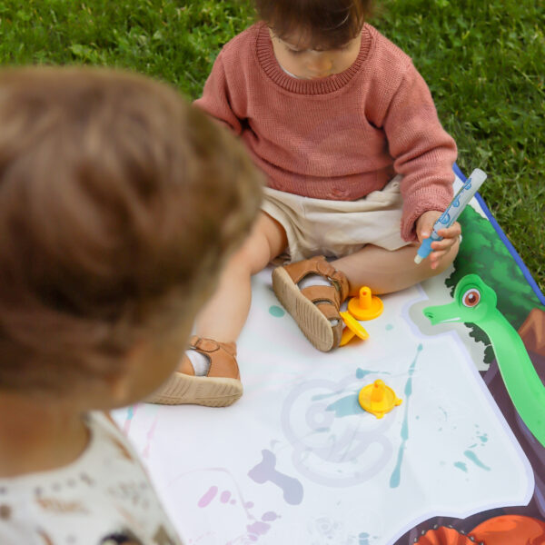 WOOPIE Magiczna Mata Wodna do Malowania XXL Pieczątki Cyferki 100x80 cm - 005