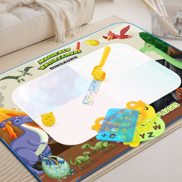 WOOPIE Magiczna Mata Wodna do Malowania XXL Pieczątki Cyferki 100x80 cm - 007