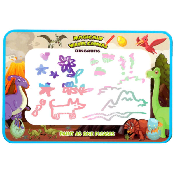 WOOPIE Magiczna Mata Wodna do Malowania XXL Pieczątki Cyferki 100x80 cm - 009