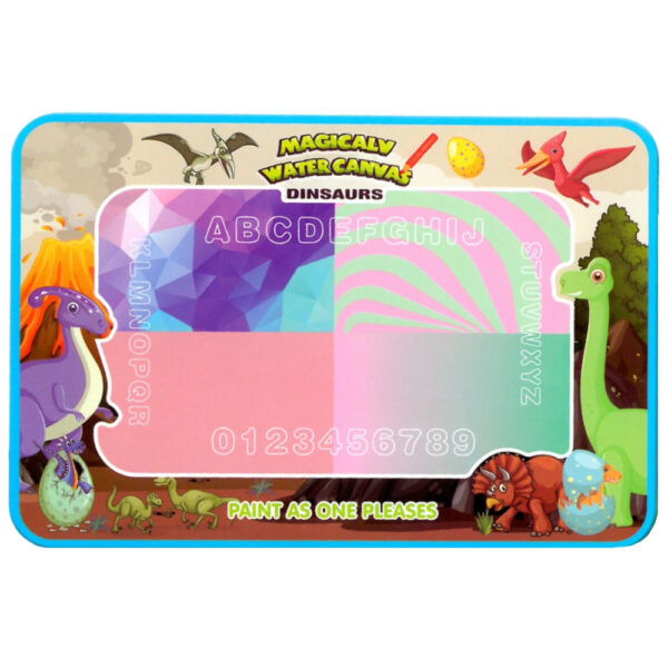 WOOPIE Magiczna Mata Wodna do Malowania XXL Pieczątki Cyferki 100x80 cm - 010