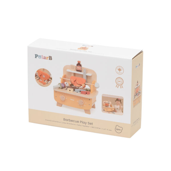 VIGA Drewniany Zestaw do Grillowania BBQ Grill - 009