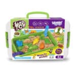 WOOPIE Piasek Kinetyczny 1,5 kg Zestaw XXL ZOO Safari Stolik z Foremkami - 003