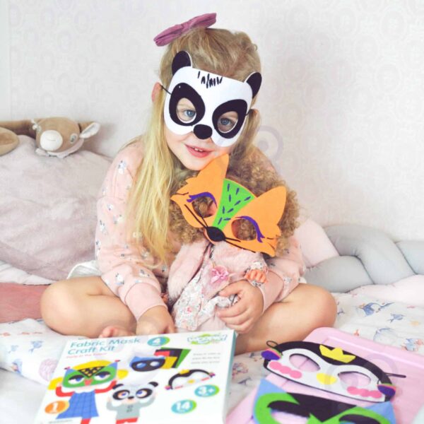 WOOPIE ART&FUN Zestaw Kreatywny Maski Filcowe Zrób to Sam 4 szt. - 003