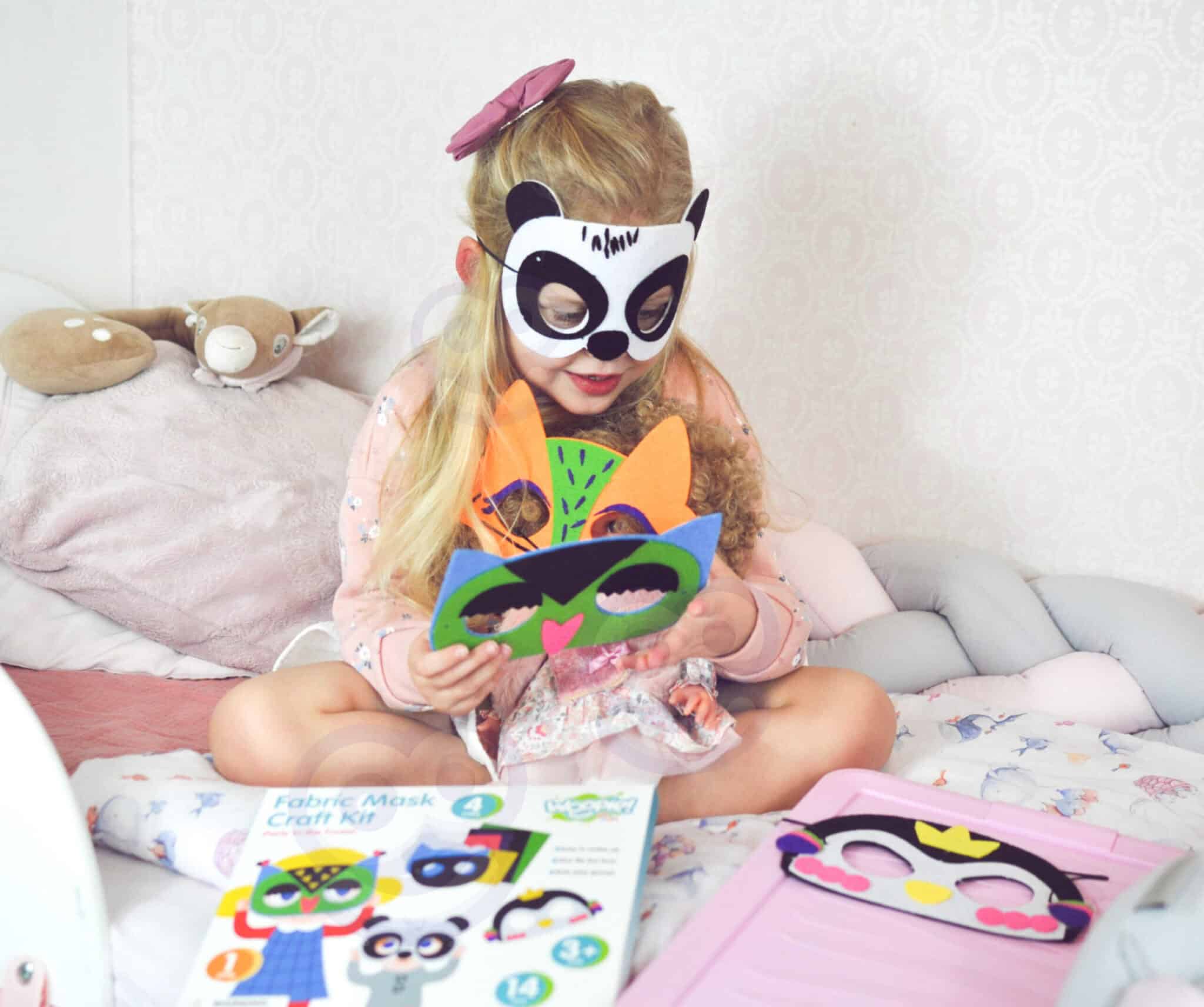 WOOPIE ART&FUN Zestaw Kreatywny Maski Filcowe Zrób to Sam 4 szt. - 004