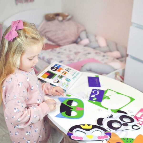 WOOPIE ART&FUN Zestaw Kreatywny Maski Filcowe Zrób to Sam 4 szt. - 005