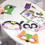 WOOPIE ART&FUN Zestaw Kreatywny Maski Filcowe Zrób to Sam 4 szt. - 007