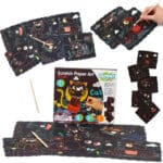 WOOPIE ART&FUN Zestaw Kreatywny Wydrapywanki dla Dzieci 7 el. - 001