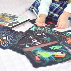 WOOPIE ART&FUN Zestaw Kreatywny Wydrapywanki dla Dzieci 7 el. - 006