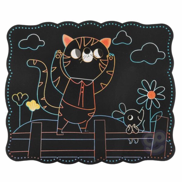 WOOPIE ART&FUN Zestaw Kreatywny Wydrapywanki dla Dzieci 7 el. - 011