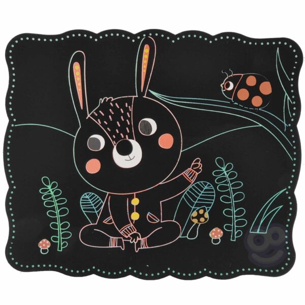 WOOPIE ART&FUN Zestaw Kreatywny Wydrapywanki dla Dzieci 7 el. - 014