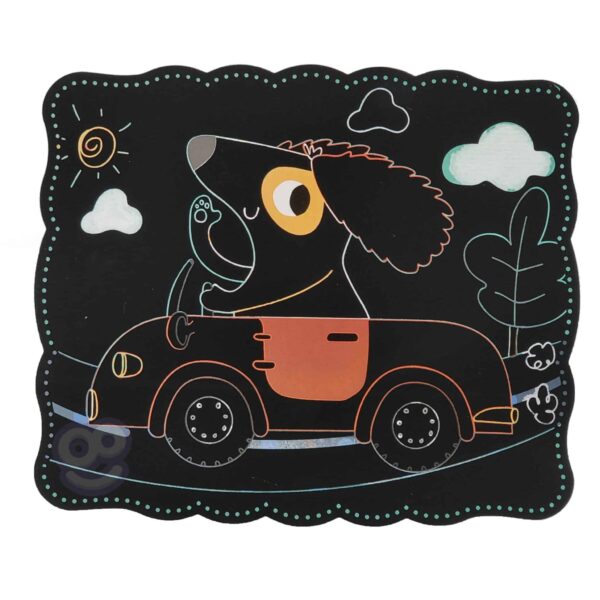 WOOPIE ART&FUN Zestaw Kreatywny Wydrapywanki dla Dzieci 7 el. - 015