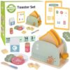 Drewniany Toster z Akcesoriami Woopie Green - Edukacyjny Zestaw FSC - 001