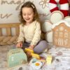 Drewniany Toster z Akcesoriami Woopie Green - Edukacyjny Zestaw FSC - 002