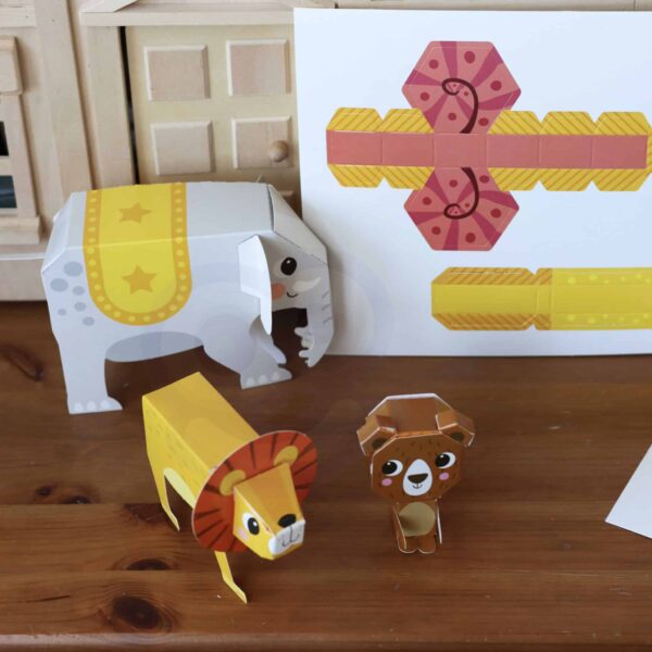 WOOPIE ART&FUN Zestaw Kreatywny Origami 3D Zrób to Sam 10 Zwierzaków - 005