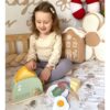 Drewniany Toster z Akcesoriami Woopie Green - Edukacyjny Zestaw FSC - 006