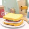 Drewniany Toster z Akcesoriami Woopie Green - Edukacyjny Zestaw FSC - 008