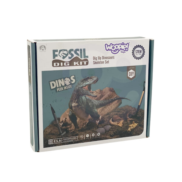 WOOPIE Wykopalisko 6w1 Dinozaur Szkielet Mały Archeolog 6 szt. - 005