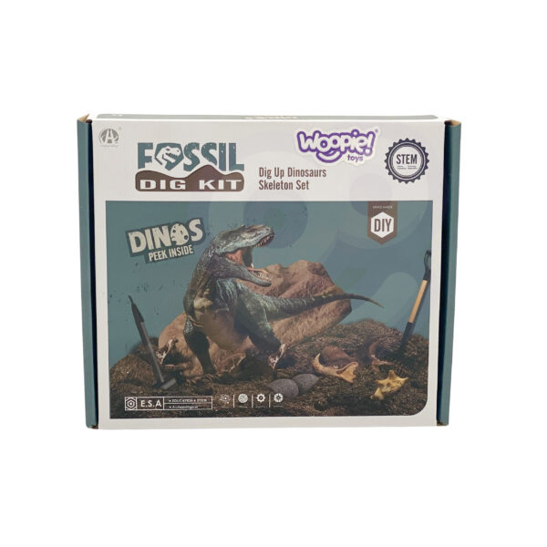 WOOPIE Wykopalisko 6w1 Dinozaur Szkielet Mały Archeolog 6 szt. - 006