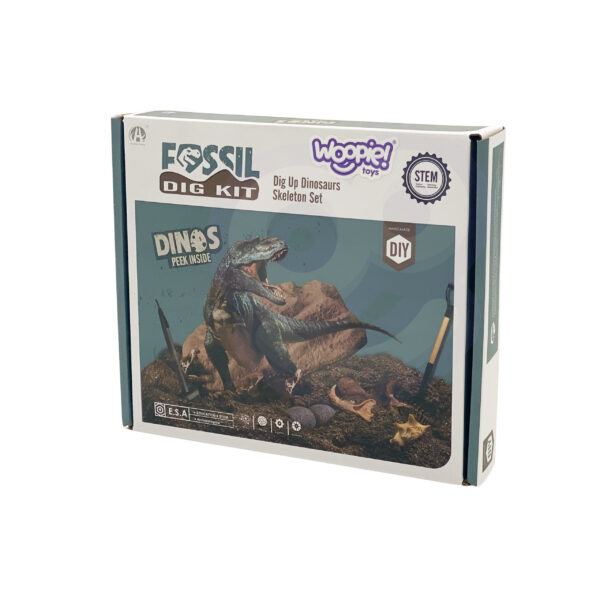 WOOPIE Wykopalisko 6w1 Dinozaur Szkielet Mały Archeolog 6 szt. - 007