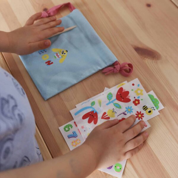 WOOPIE ART&FUN Zestaw Kreatywny Magiczna Torebka + Naklejki do Dekoracji ponad 109 szt. (ZESTAW 5 SZT.) - 003
