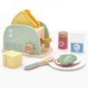 Drewniany Toster z Akcesoriami Woopie Green - Edukacyjny Zestaw FSC - 012