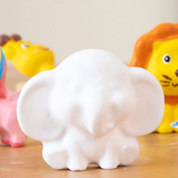 WOOPIE Zestaw Kreatywny z Farbami DIY Zrób Odlewy Gipsowe Figurki i Pomaluj - Zestaw Zwierzątka - 005