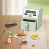 Zestaw Kuchenny Air Fryer Drewniany z Jedzeniem 10 el Tooky Toy - 003