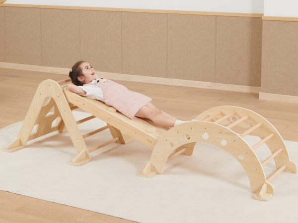 VIGA Drewniany Bujak Naturalny Montessori - 005