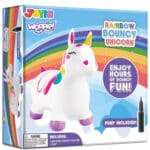 WOOPIE Skoczek Gumowy do Skakania Jednorożec Biały+ Pompka - 008