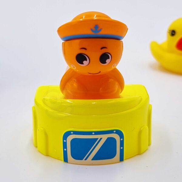 Zabawka do kąpieli statek 4w1 młynek armatka 18m+ – WOOPIE BABY - 010