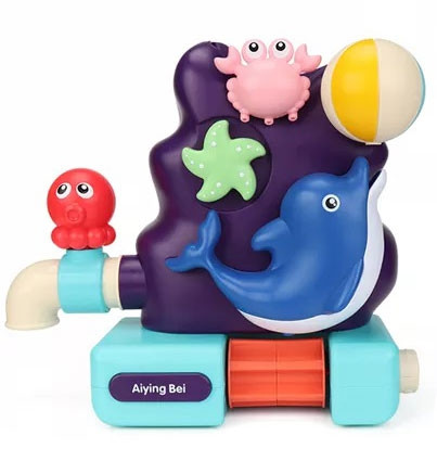 Kranik do wanny wodospad delfin rozgwiazda krab 18m+ – WOOPIE BABY - 002