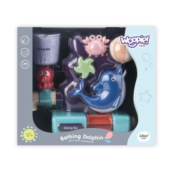 Kranik do wanny wodospad delfin rozgwiazda krab 18m+ – WOOPIE BABY - 004