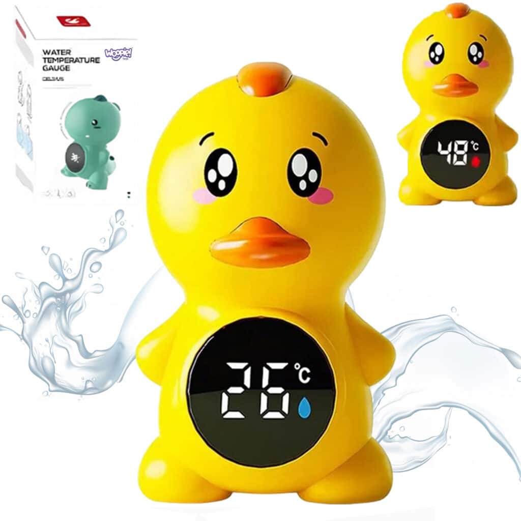 Termometr do wody Kaczuszka z kolorowym wskaźnikiem 0+ - WOOPIE BABY - 001