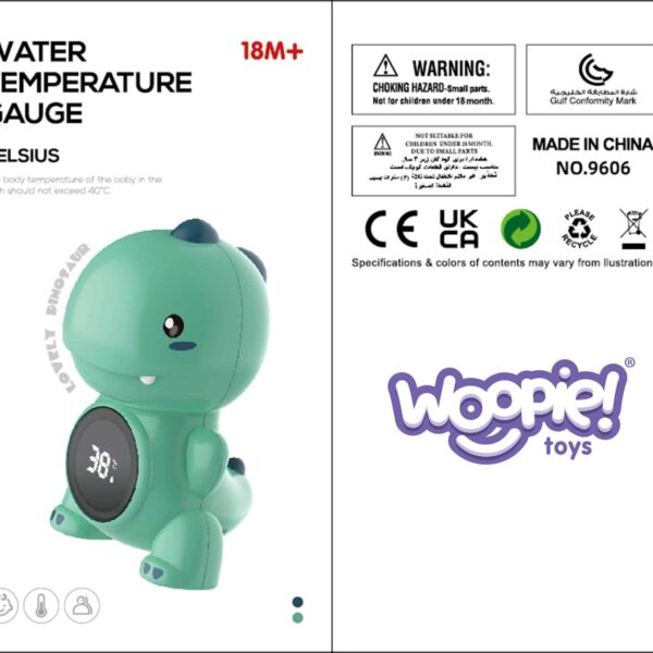 Termometr do wody Kaczuszka z kolorowym wskaźnikiem 0+ - WOOPIE BABY - 005