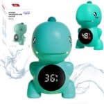 Termometr do wody Dinozaur z kolorowym wskaźnikiem 0+ - WOOPIE BABY - 001