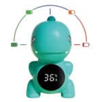 Termometr do wody Dinozaur z kolorowym wskaźnikiem 0+ - WOOPIE BABY - 006