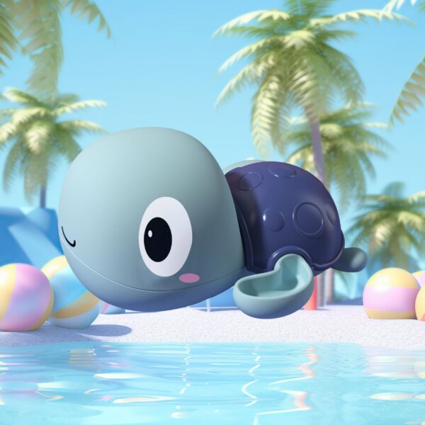 Zabawka do Kąpieli Żółw Pływający bez Baterii - WOOPIE - 006