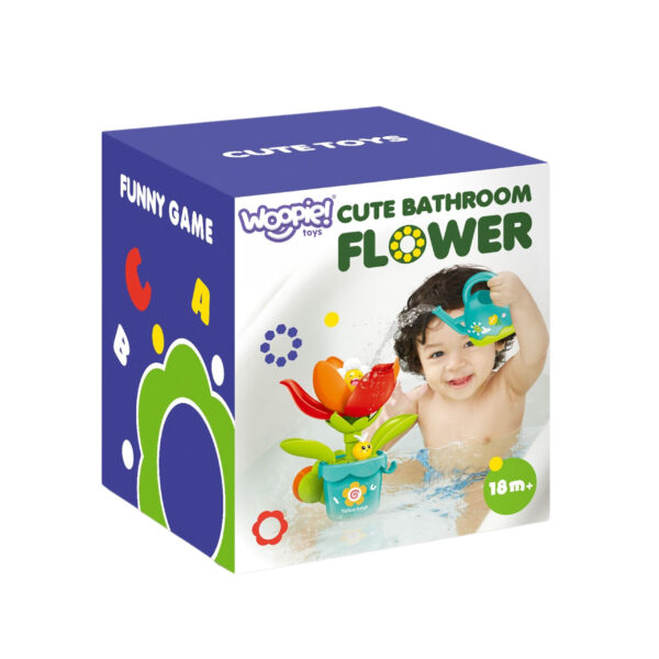 Zabawka do kąpieli rozkwitający kwiatek z konewką 6m+ – WOOPIE BABY - 007