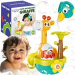 Zabawka do kąpieli żyrafa bez baterii lejek 18m+ – WOOPIE BABY - 001