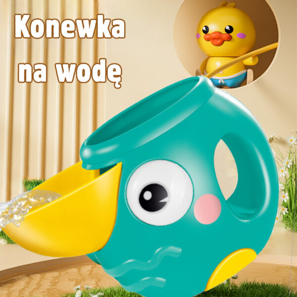 Zabawka do kąpieli żyrafa bez baterii lejek 18m+ – WOOPIE BABY - 004