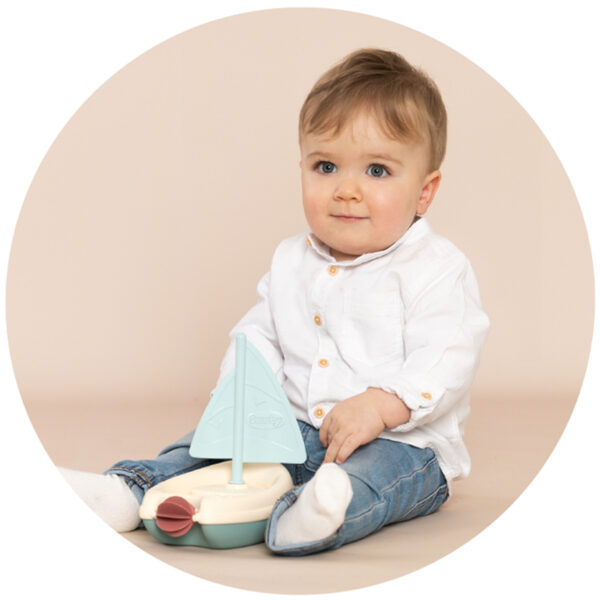 Ekologiczna żaglówka z bioplastiku do kąpieli 12m+ – Smoby - 002