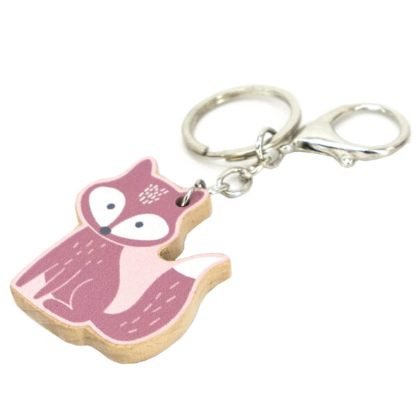 VIGA PolarB Drewniany Breloczek Lis Brelok - 003