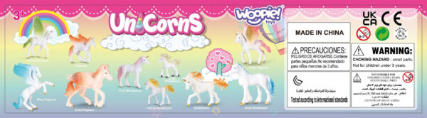 WOOPIE Zestaw Figurki Jednorożce 16 szt. - 014